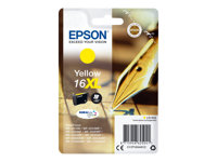 Epson 16XL - 6.5 ml - XL - amarillo - original - blíster - cartucho de tinta - para WorkForce WF-2010, 2510, 2520, 2530, 2540, 2630, 2650, 2660, 2750, 2760 C13T16344012