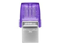 Kingston DataTraveler microDuo 3C - Unidad flash USB - 256 GB - USB 3.2 Gen 1 / USB-C DTDUO3CG3/256GB