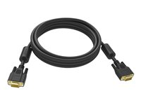 Vision Professional - Cable VGA - HD-15 (VGA) (M) a HD-15 (VGA) (M) - 10 m - tornillos de mariposa - negro TC 10MVGAP/BL