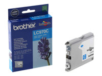 Brother LC970C - Cián - original - cartucho de tinta - para Brother DCP-135C, DCP-150C, DCP-153C, DCP-157C, MFC-235C, MFC-260C LC970C