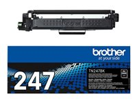 Brother TN247BK - Negro - original - cartucho de tóner - para Brother DCP-L3510, L3517, L3550, HL-L3270, L3290, MFC-L3710, L3730, L3750, L3770 TN247BK