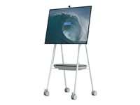 Steelcase - Carrito - para panel plano interactivo - gris, arctic white, peltre - para Microsoft Surface Hub 2S 50" STPM1CART