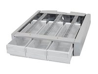 Ergotron StyleView Supplemental Storage Drawer, Triple - Componente para montaje (módulo de cajones) - gris, blanco 97-864