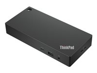 Lenovo ThinkPad Universal USB-C Dock - Estación de conexión - USB-C - HDMI, 2 x DP - GigE - 90 vatios - para ThinkPad E14 Gen 4; L13 Yoga Gen 3; T14s Gen 3; X13 Yoga Gen 3; Yoga Slim 7 Pro 14 40AY0090EU