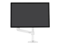 Ergotron LX - Kit de montaje (brazo articulado) - para Monitor - aluminio, acero - blanco - tamaño de pantalla: hasta 32" - montable en escritorio 45-537-216