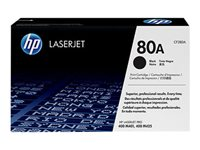 HP 80A - Negro - original - LaserJet - cartucho de tóner (CF280A) - para LaserJet Pro 400 M401, MFP M425 CF280A