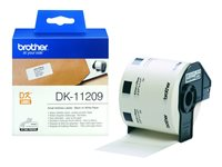 Brother DK-11209 - Negro sobre blanco - 800) etiquetas de direcciones - para Brother QL-1050, 1060, 500, 550, 560, 570, 580, 600, 650, 700, 710, 720, 820 DK11209