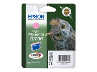 Epson T0796 - 11 ml - magenta claro - original - blíster - cartucho de tinta - para Stylus Photo 1500, P50, PX650, PX660, PX710, PX720, PX730, PX800, PX810, PX820, PX830 C13T07964010