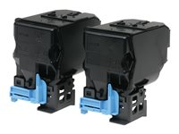 Epson - Paquete de 2 - negro - original - cartucho de tóner - para Epson AL-C300; AcuLaser C3000; WorkForce AL-C300 C13S050751