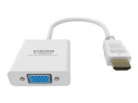 Vision Techconnect - Vídeo conversor - HDMI - VGA - blanco TC-HDMIVGA