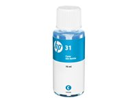 HP 31 - 70 ml - cián - original - recarga de tinta - para Smart Tank 6001, 67X, 70XX, 720, 73XX, 750, 790; Smart Tank Plus 55X, 57X, 65X 1VU26AE