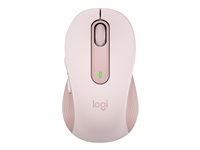 Logitech Signature M650 - Ratón - óptico - 5 botones - inalámbrico - Bluetooth, 2.4 GHz - receptor de USB Logitech Logi Bolt - rosa 910-006254