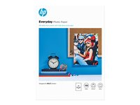 HP Papel fotográfico - Brillante - A4 (210 x 297 mm) - 200 g/m² - 100 hoja(s) papel fotográfico brillante - para ENVY 50XX, 76XX; ENVY Inspire 7920; Officejet 52XX, 80XX; Photosmart B110, Wireless B110 Q2510A