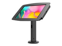 Compulocks Galaxy Tab A8 10.5-inch Tilting Kiosk With Cable Management - Base - para PC Tablet - carcasa de kiosco basculante - bloqueable - aluminio de alta calidad - negro - tamaño de pantalla: 10.5" - montable en escritorio, base de montaje - para Samsung Galaxy Tab A8 TCDP01105GA8SB